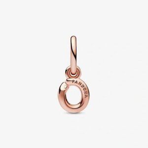 Pandora Letter O Script Alphabet Dangle Charm